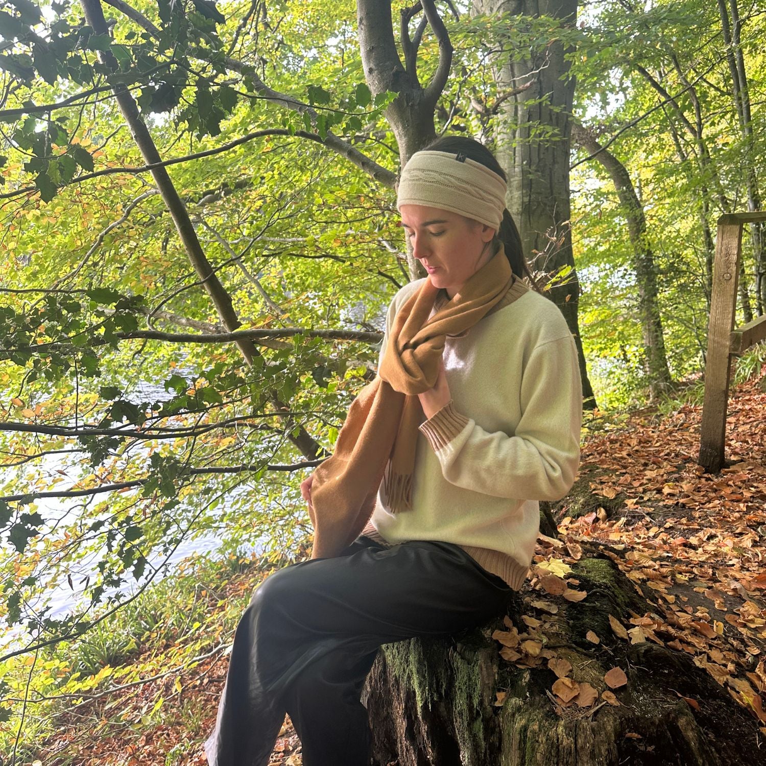 Oban Vicuna Cashmere Scarf