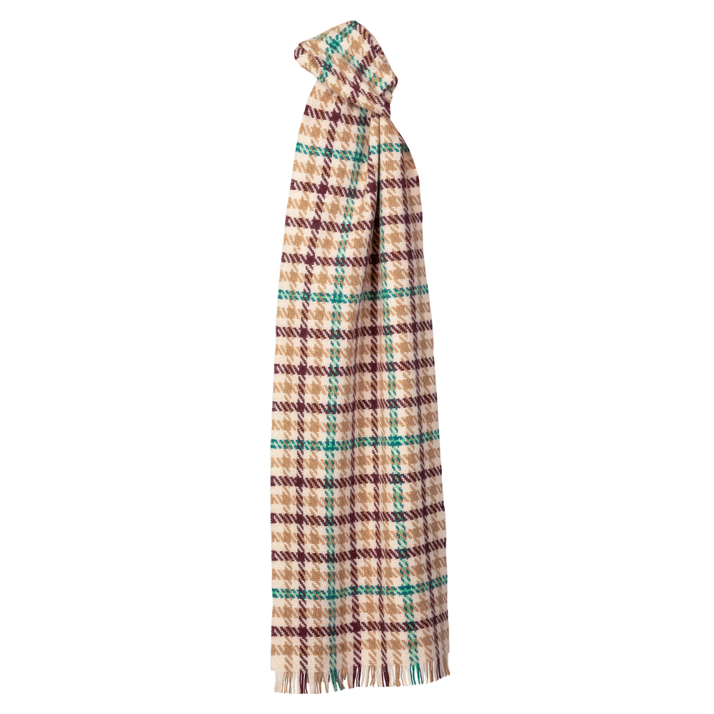 Deluxe Tayberry Gun Club Cashmere Scarf