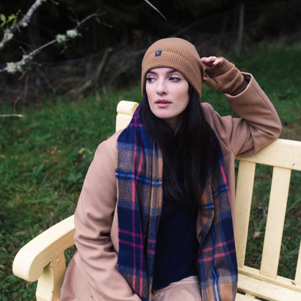 Oban Alba Vicuna Cashmere Scarf