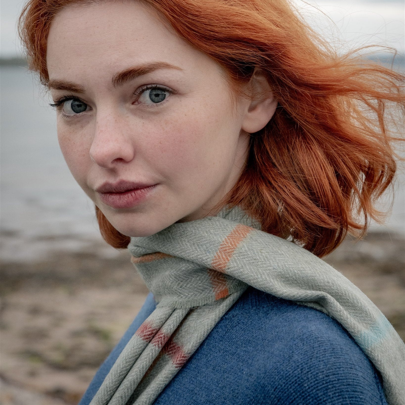 Oban Fala Lovat Cashmere Scarf