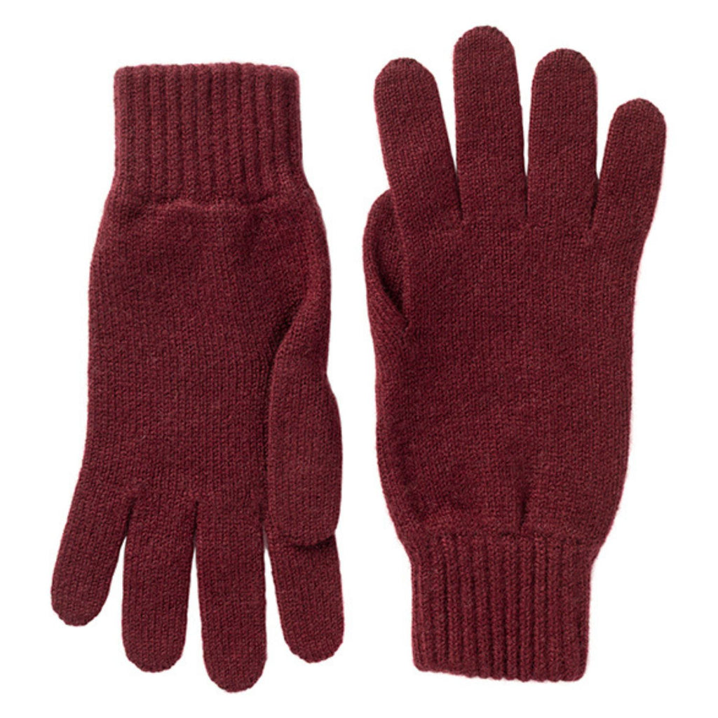 Ladies Merlot Cashmere Gloves