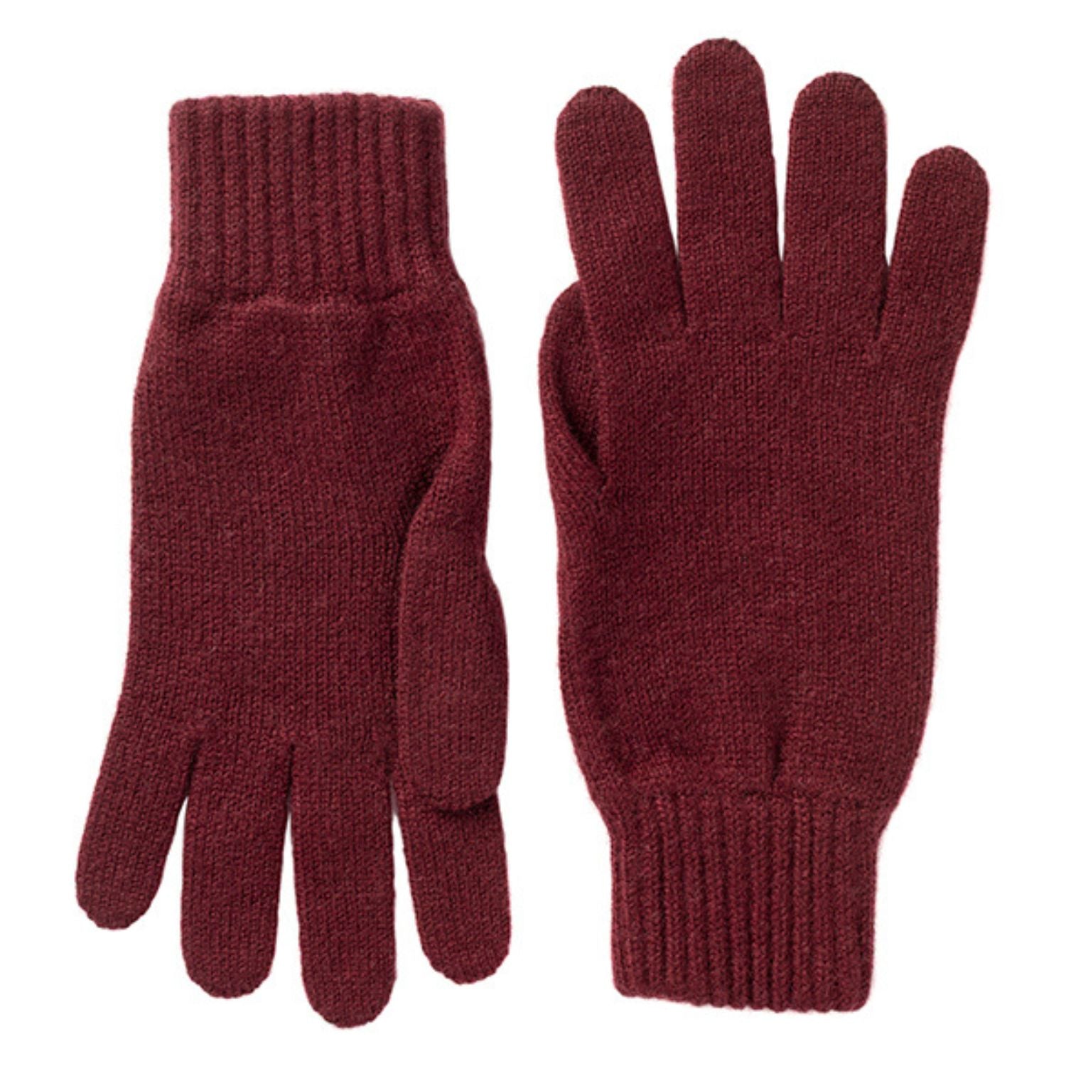 Ladies Merlot Cashmere Gloves
