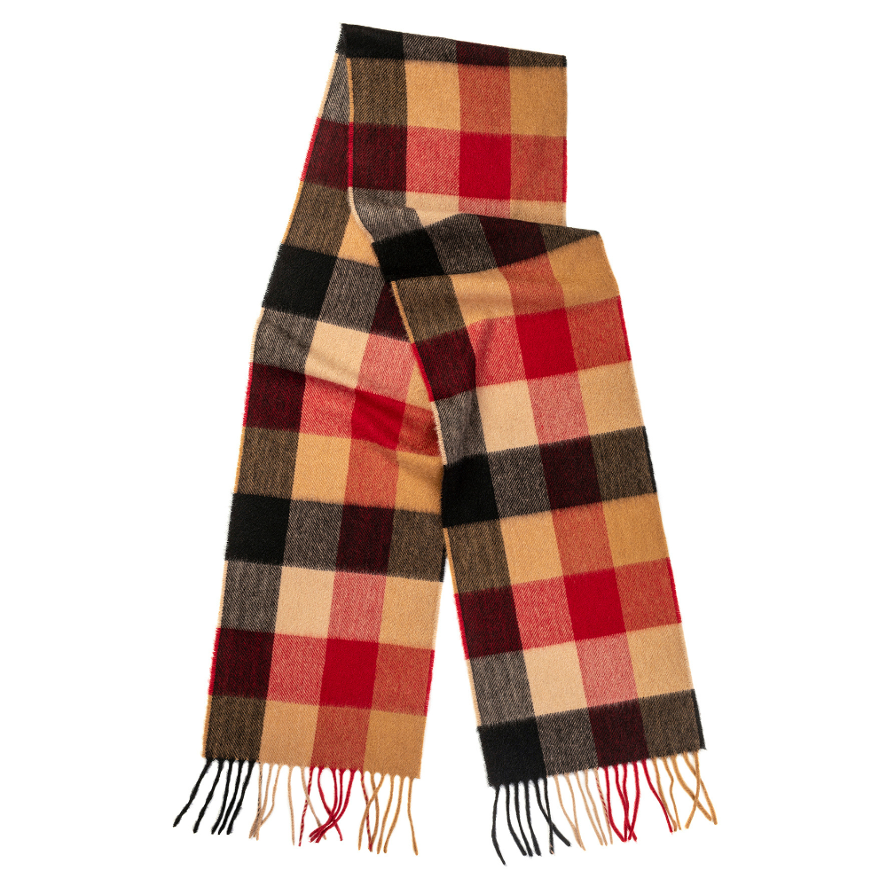 Oban Vicuna Block Cashmere Scarf