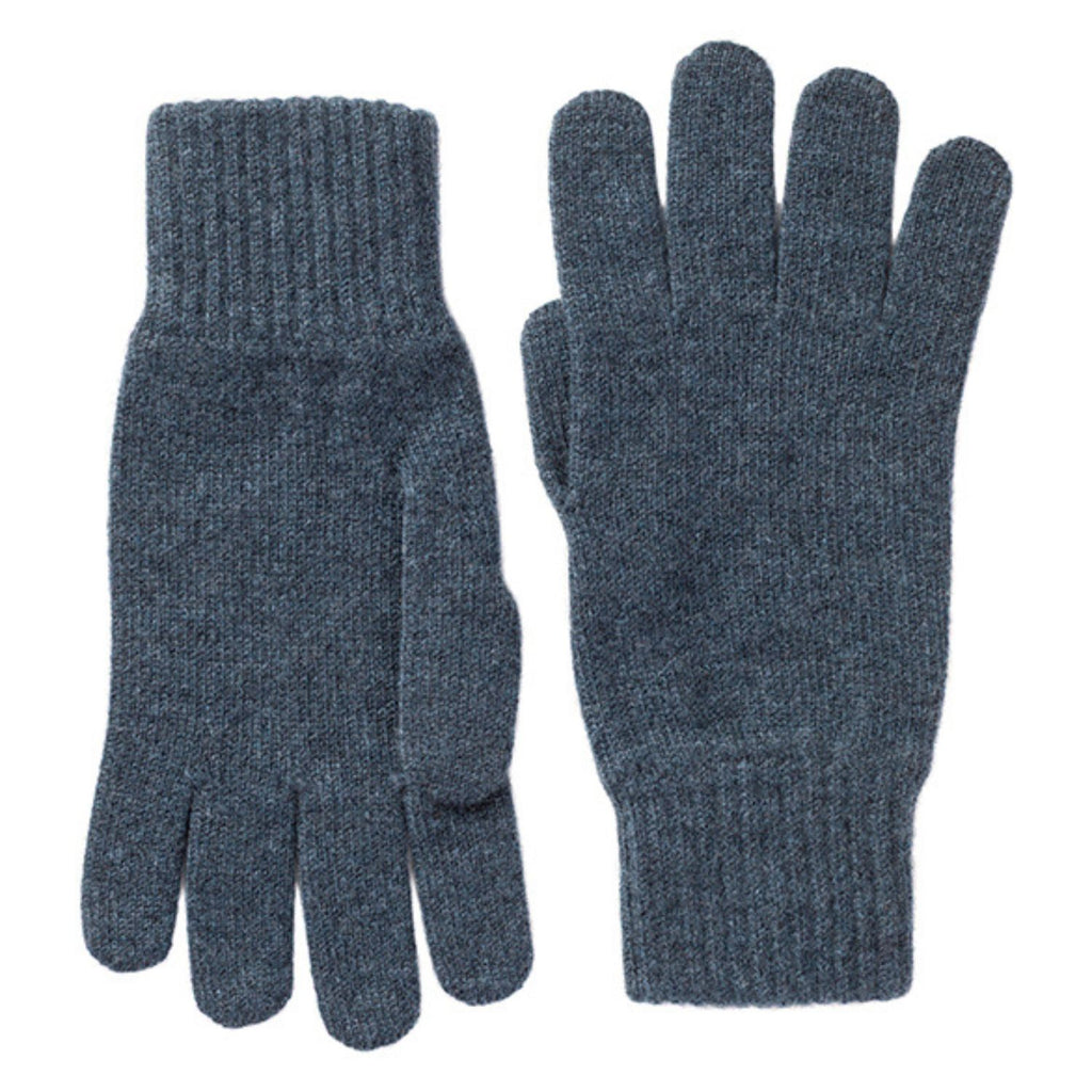 Gents Slate Cashmere Gloves