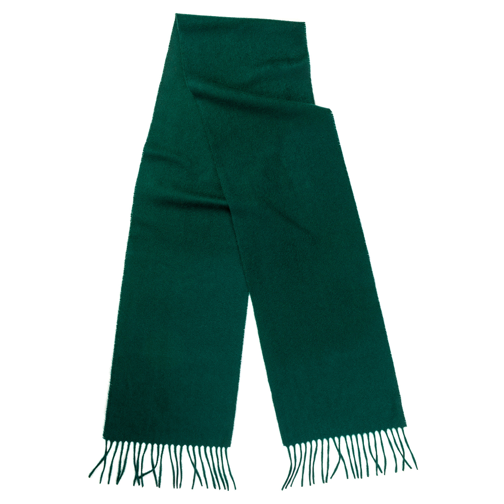 Oban Forest Green Cashmere Scarf