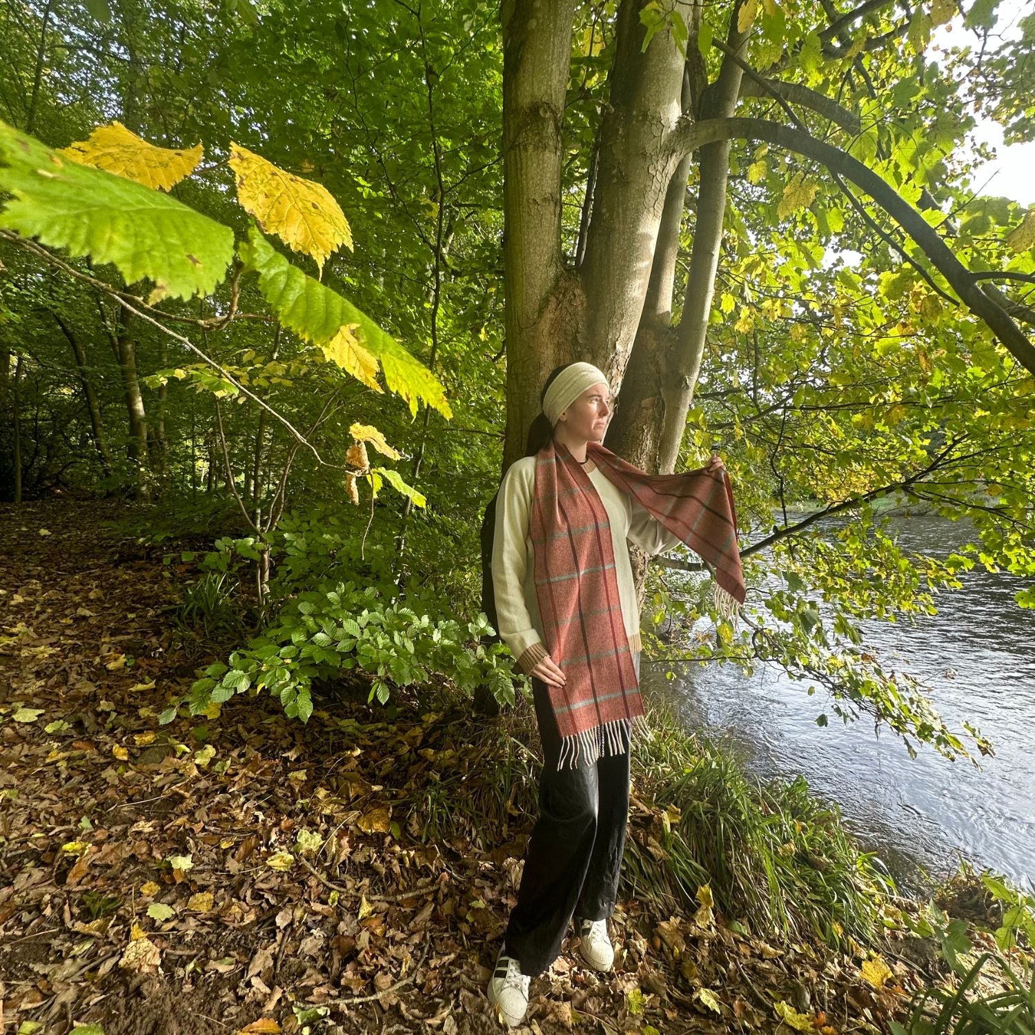 Oban Fala Autumn Cashmere Scarf