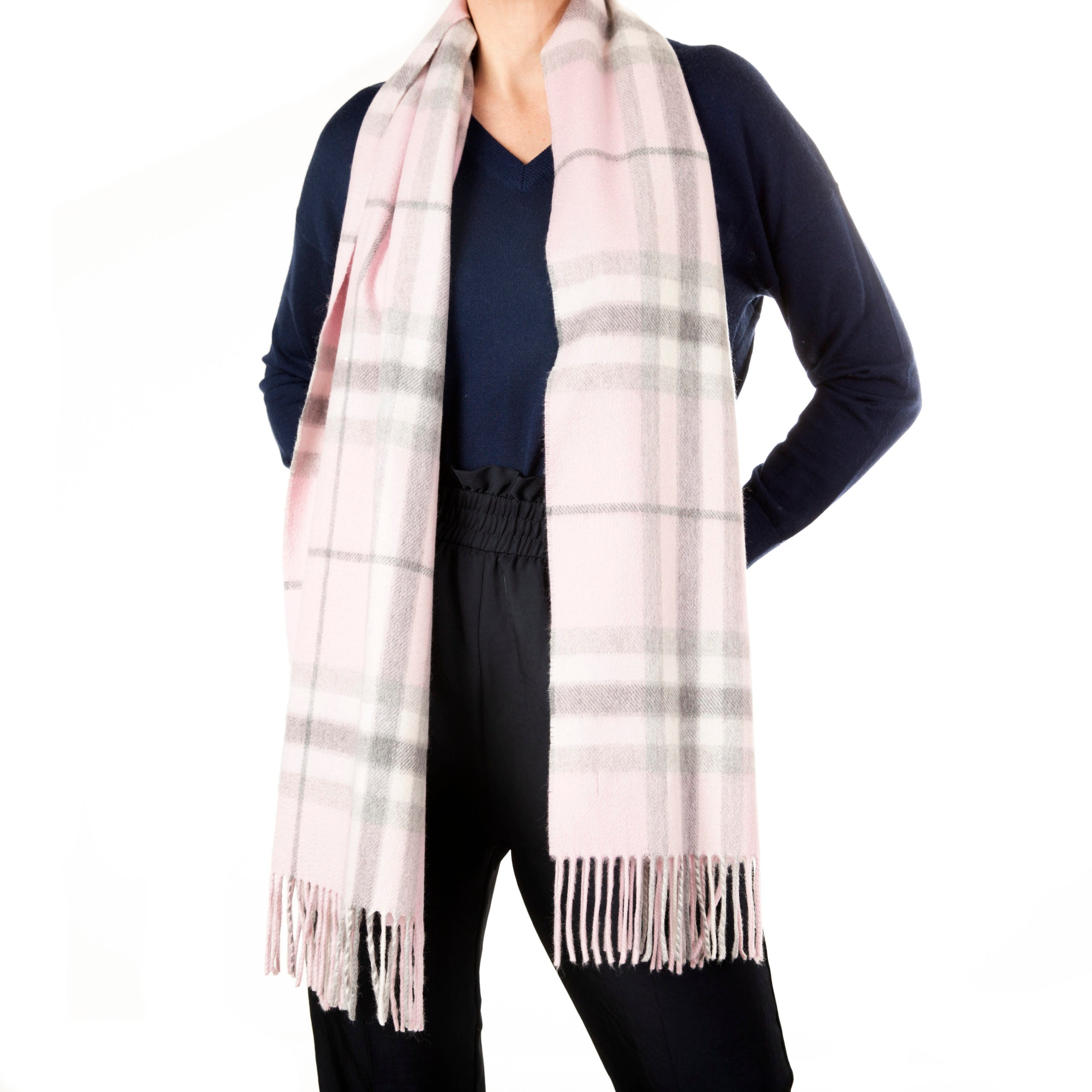 Machair Pink Thomson Cashmere Scarf