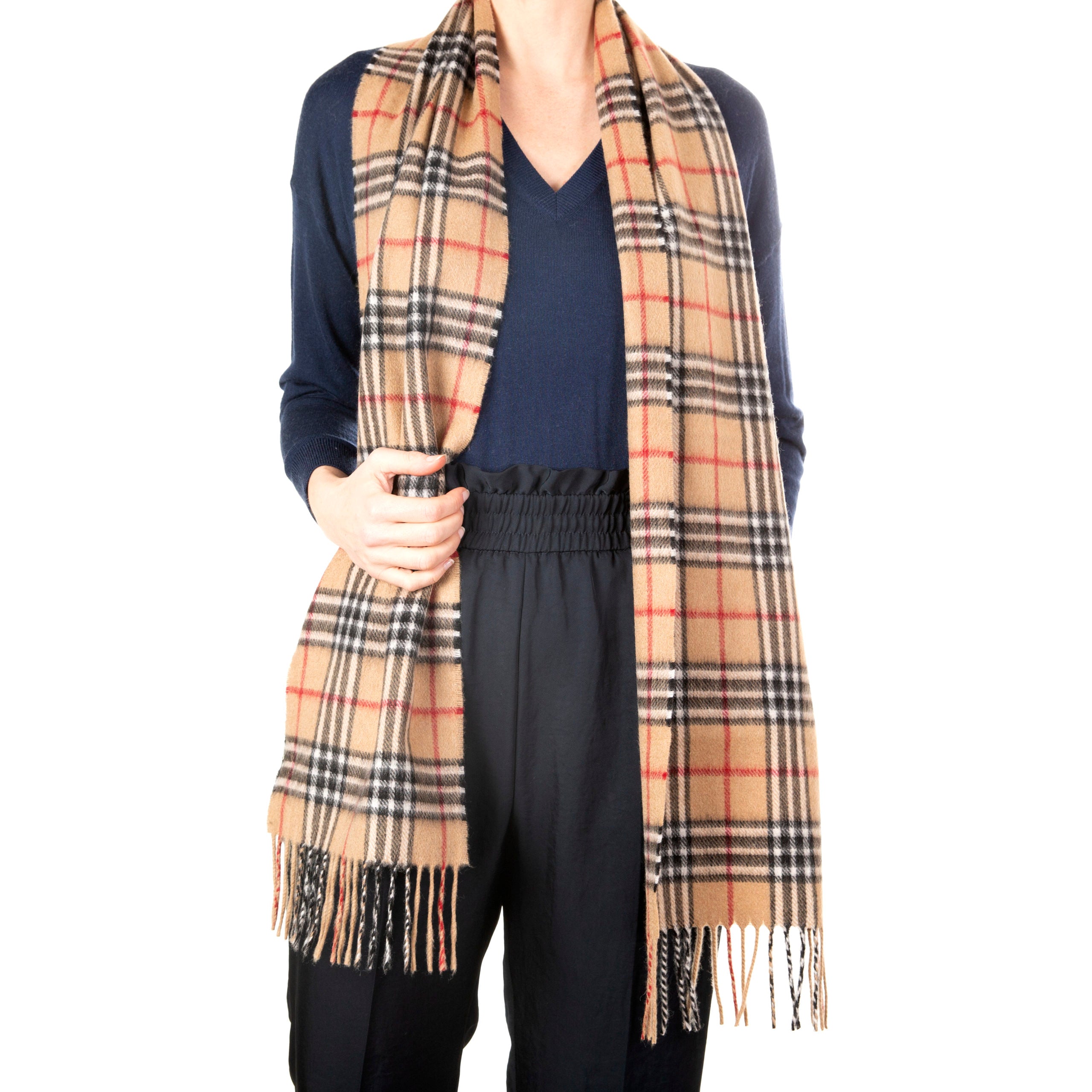 Oban Warm Camel Thomson Cashmere Scarf