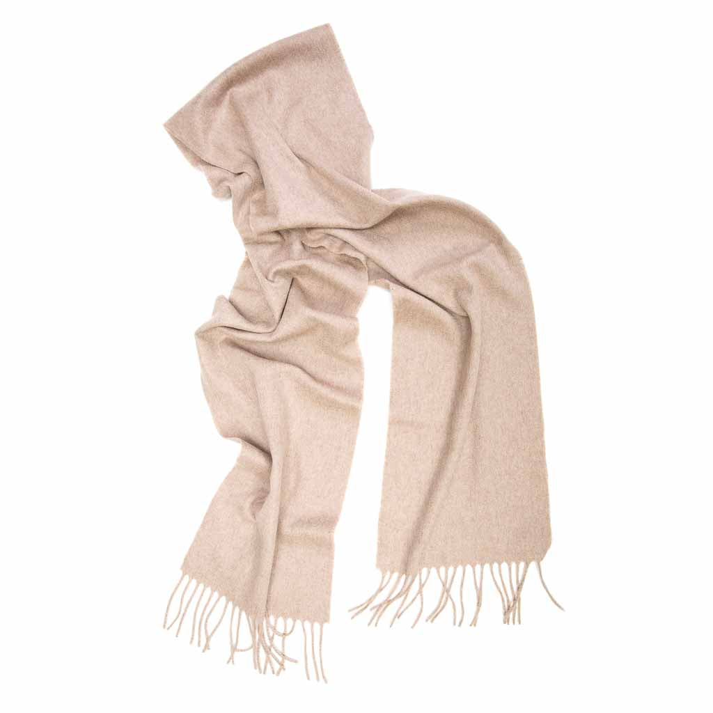Oban Fawn Cashmere Scarf