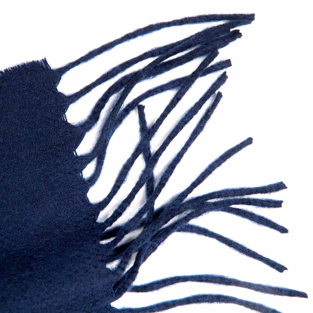 Oban Navy Cashmere Scarf