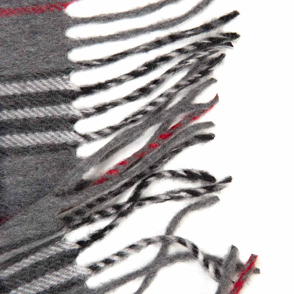 Oban Dark Grey Thomson Cashmere Scarf