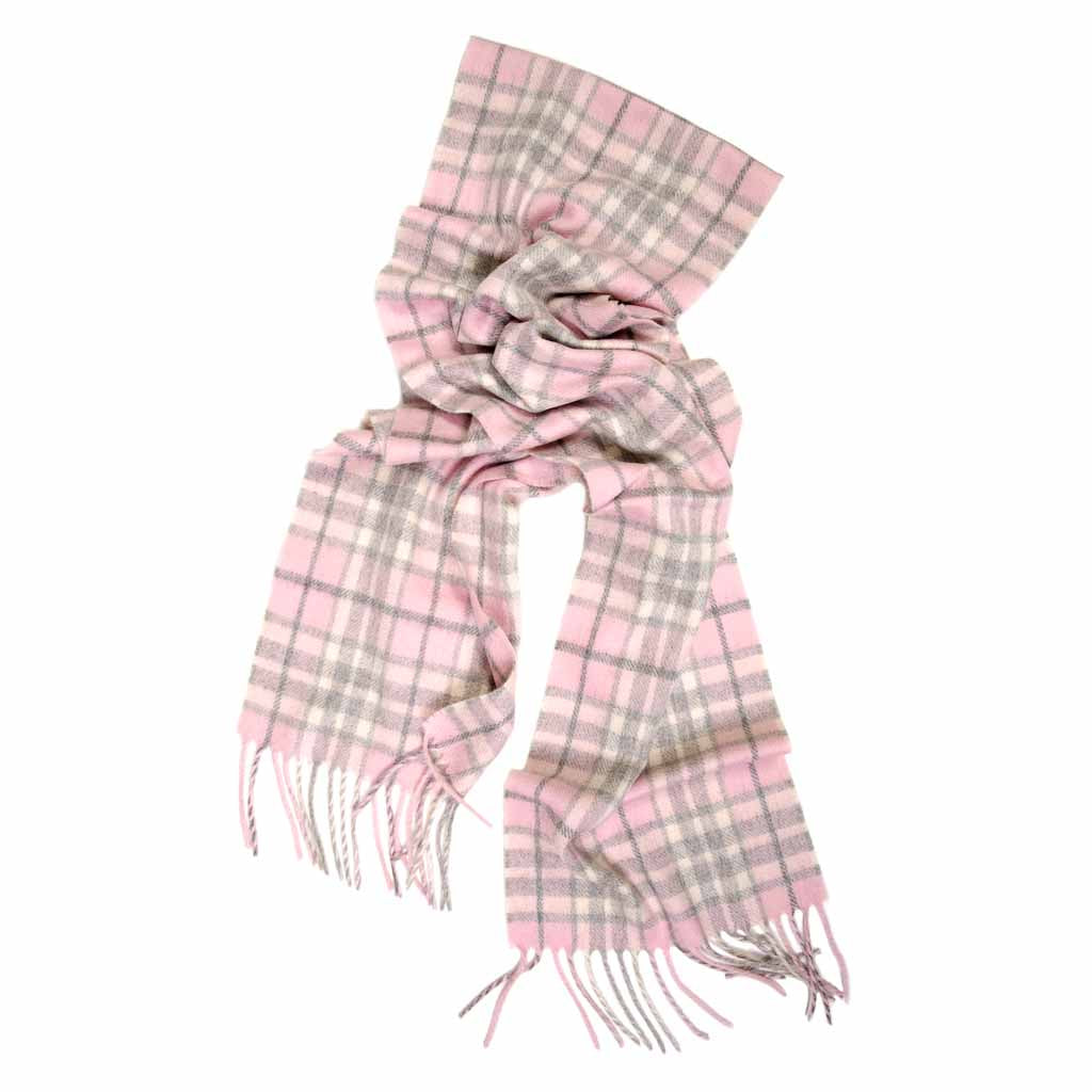 Oban Pink Thomson Cashmere Scarf