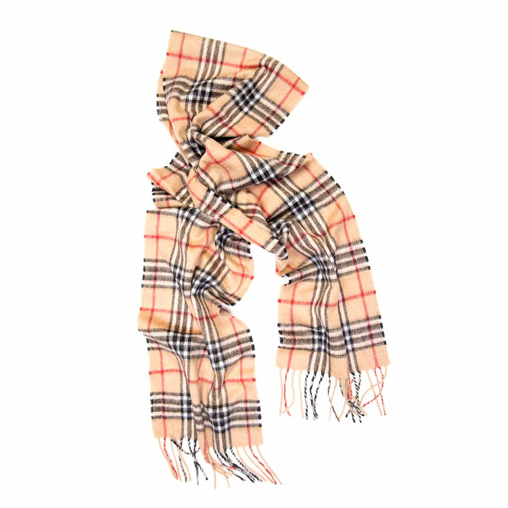 Oban Warm Camel Thomson Cashmere Scarf