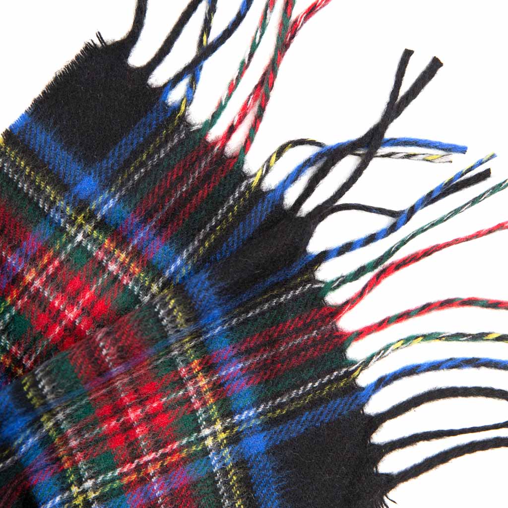 Oban Black Stewart Cashmere Scarf