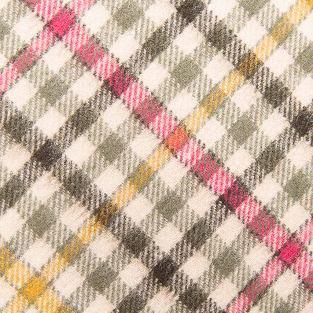 Oban Tweed Green Cashmere Scarf