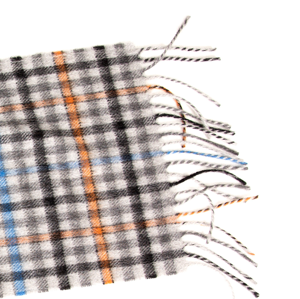 Oban Tweed Grey Cashmere Scarf