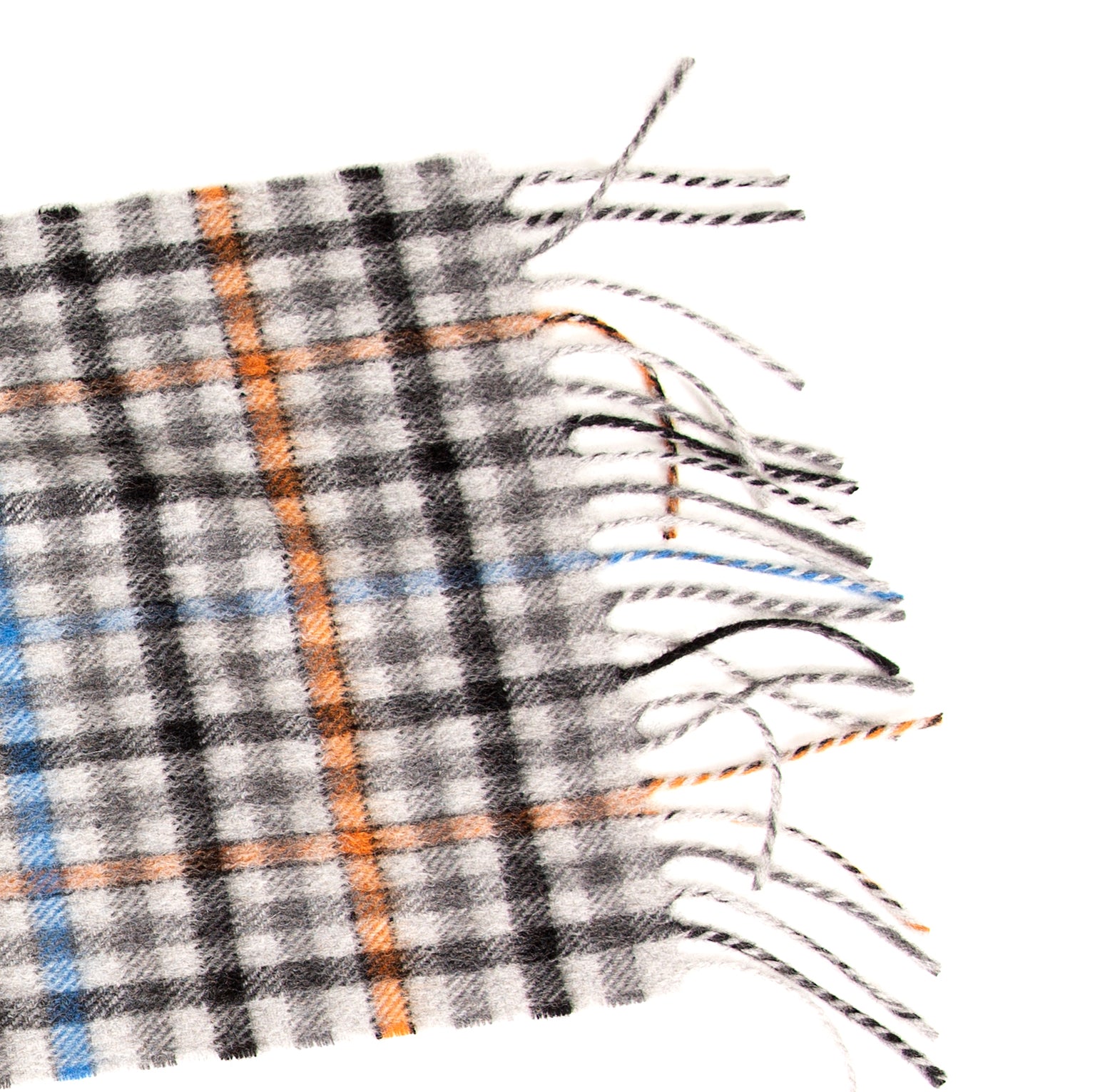 Oban Tweed Grey Cashmere Scarf