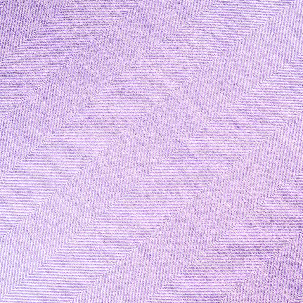 Marquee Lilac Herringbone Cashmere & Silk Stole