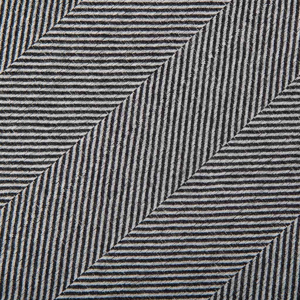 Marquee Graphite Herringbone Cashmere & Silk Stole