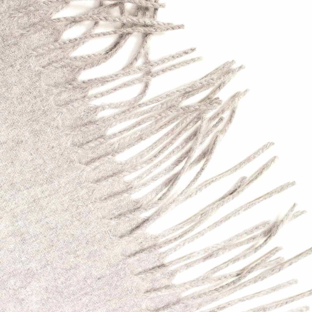 Callan Light Grey Cashmere Stole