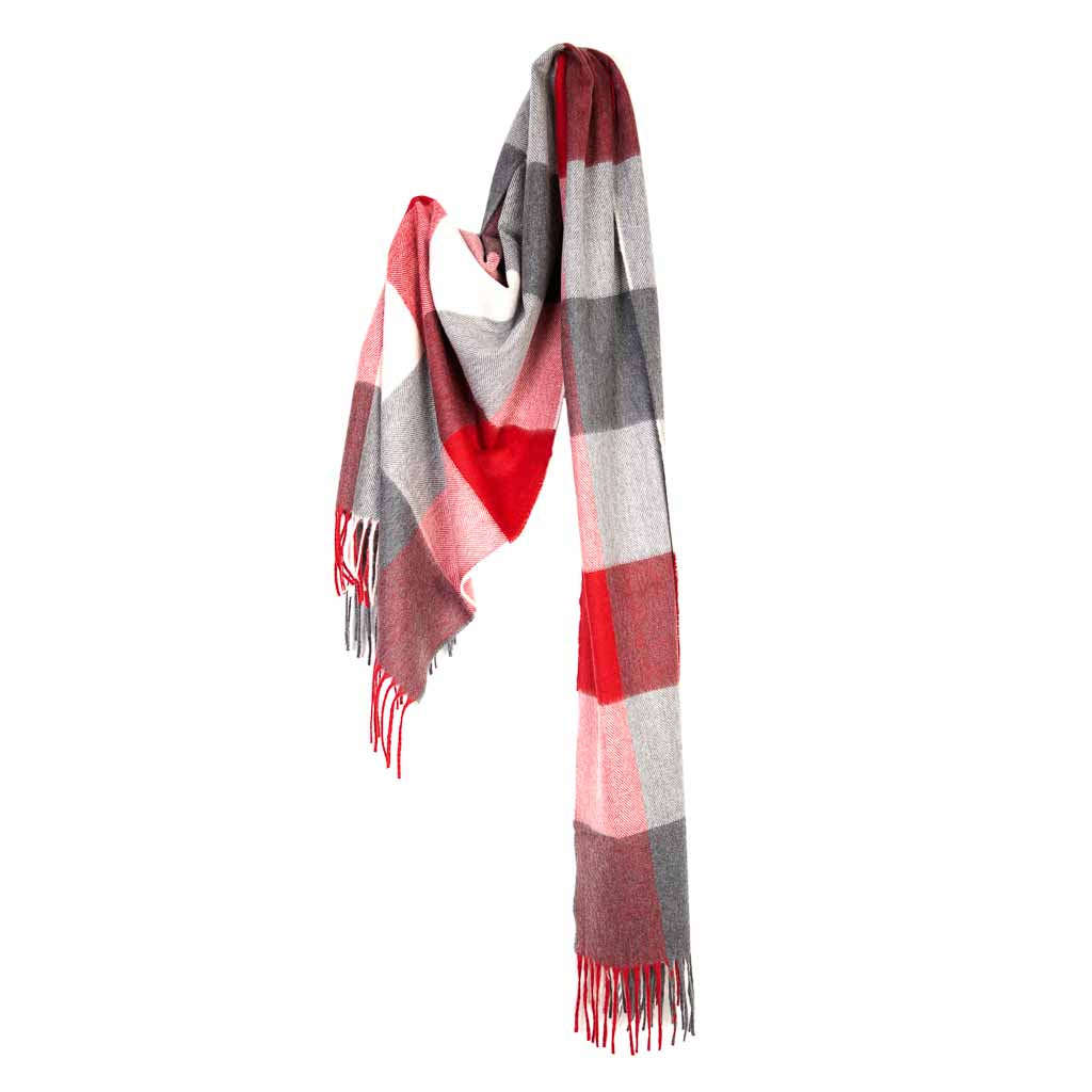 Callan Red Reiver Cashmere Stole