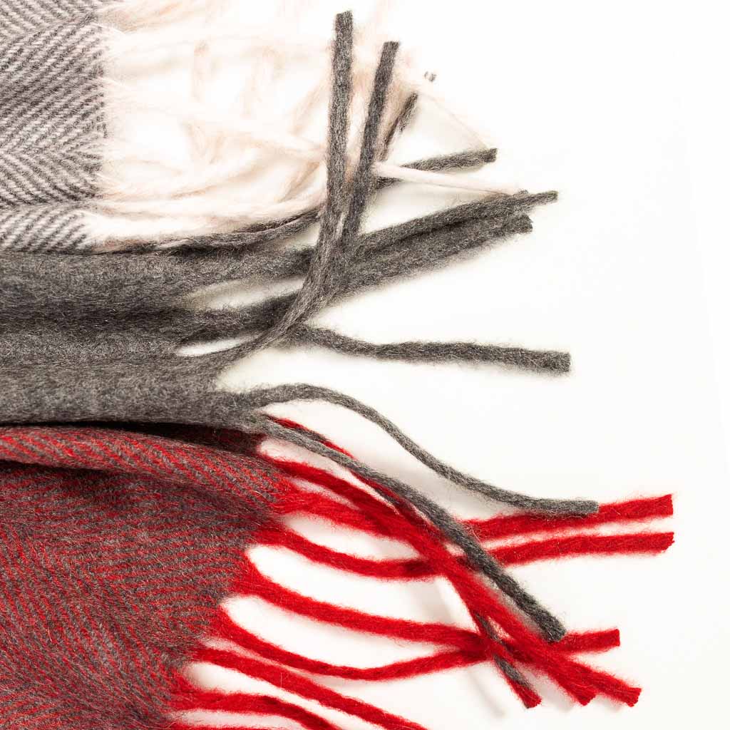 Callan Red Reiver Cashmere Stole