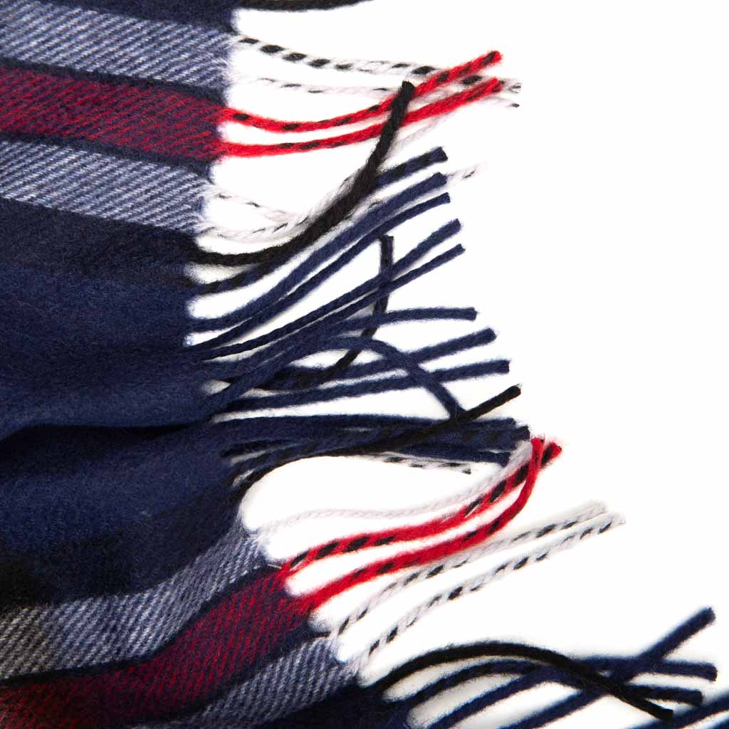 Machair Navy Classic Thomson Cashmere Scarf