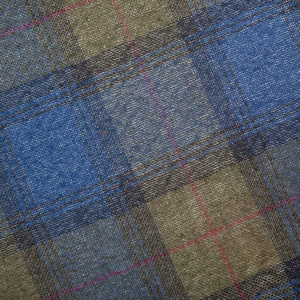 Weekender Turf Check Cashmere & Silk Scarf