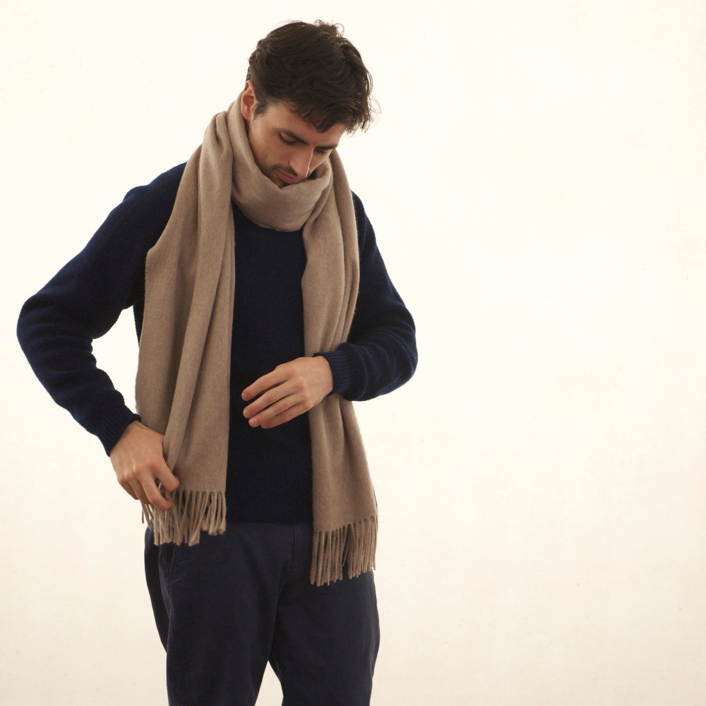 Callan Fawn Cashmere Stole