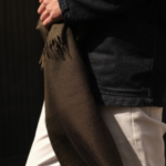 Thumbnail image for Weekender Dark Loden Cashmere & Silk Scarf