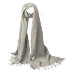 Thumbnail image for Callan Light Grey Cashmere Stole