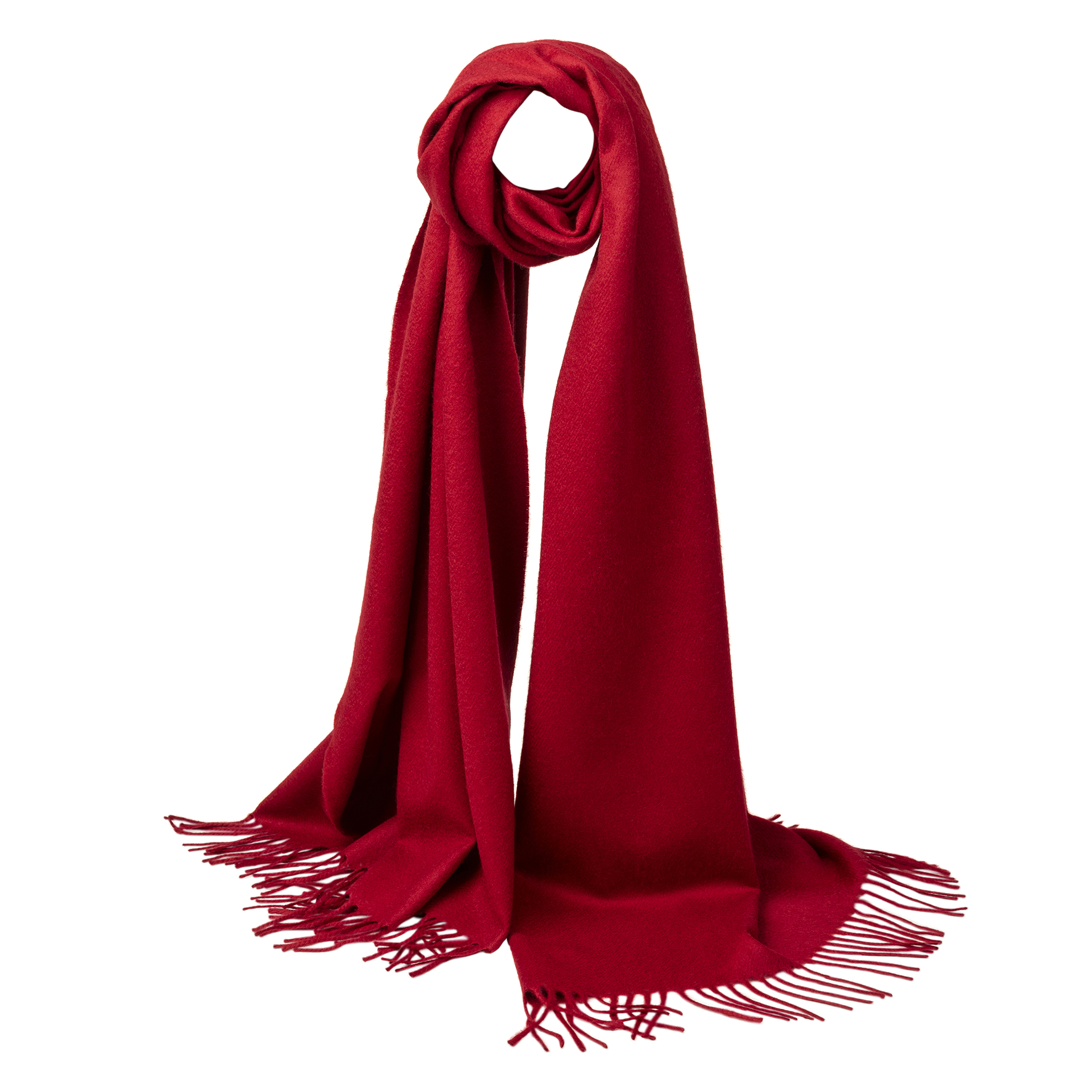 Callan Old Red Cashmere Stole
