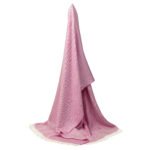 Thumbnail image for Marquee Lipstick Pink Herringbone Cashmere & Silk Stole
