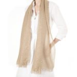 Thumbnail image for Weekender Light Fawn Cashmere & Silk Scarf