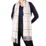 Thumbnail image for Machair Pink Thomson Cashmere Scarf