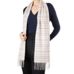 Thumbnail image for Oban Pink Thomson Cashmere Scarf