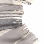 Thumbnail image for Talisker Plaid Grey Cashmere Scarf