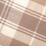 Thumbnail image for Talisker Plaid Natural Cashmere Scarf