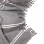 Thumbnail image for Talisker Pane Grey Cashmere Scarf