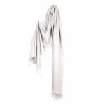 Thumbnail image for Callan Light Grey Cashmere Stole