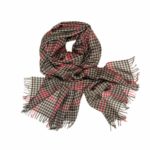 Thumbnail image for Weekender Green Gingham Cashmere & Silk Scarf