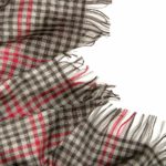 Thumbnail image for Weekender Green Gingham Cashmere & Silk Scarf