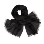 Thumbnail image for Weekender Black Cashmere & Silk Scarf