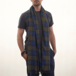 Thumbnail image for Weekender Turf Check Cashmere & Silk Scarf
