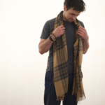 Thumbnail image for Weekender Camel Stewart Cashmere & Silk Scarf