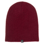 Thumbnail image for Claret Deluxe Knitted Cashmere Beanie Hat