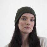 Thumbnail image for Military Green Micro-Rib Cashmere Beanie Hat