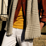 Thumbnail image for Deluxe Grey Glen Check Cashmere Scarf