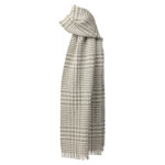 Thumbnail image for Deluxe Grey Glen Check Cashmere Scarf