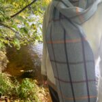 Thumbnail image for Oban Fala Blue Cashmere Scarf